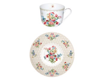 Чаша с чинийка Jardin Secret – изображение-1