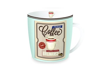 Чаша в метална кутия VINTAGE BREAKFAST – изображение-1