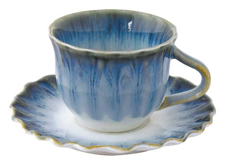 Чаша за кафе с чинийка OCEANIA BLUE – изображение-1