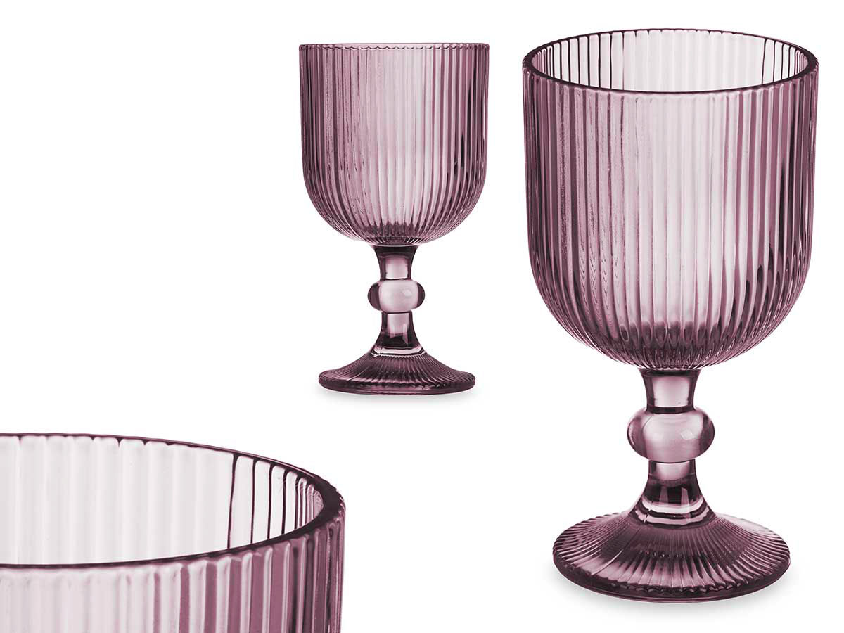 Чаша за вино PINK STRIPES 260 мл – изображение-1