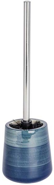 Четка за тоалетна с керамична поставка Pottery blue – изображение-1