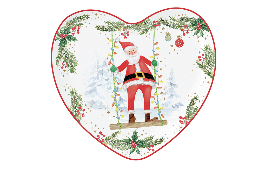 Чинийка сърце JOYFUL SANTA – изображение-1