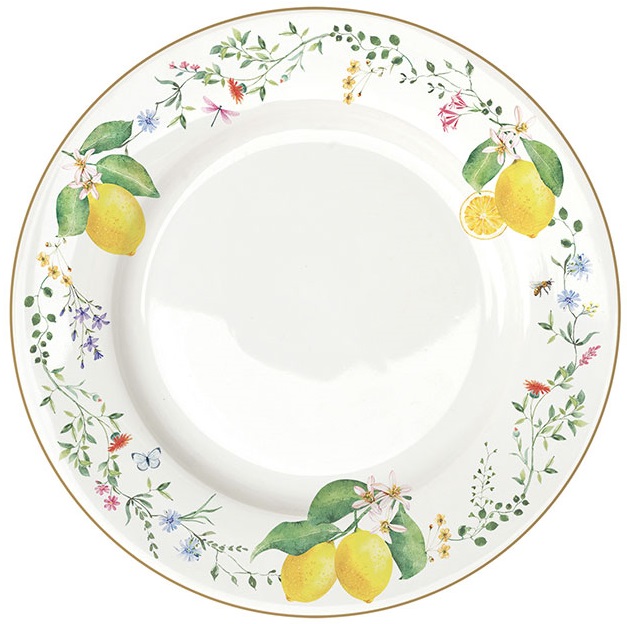 Чиния за основно FLEURS AT CITRONS – изображение-1