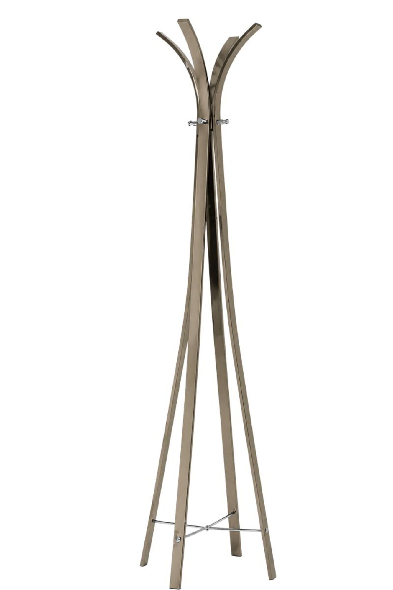 Wieszak stojący Libra ciemnobrązowy – obraz-1