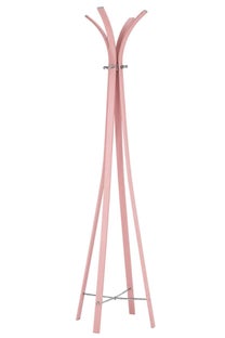 Wieszak stojący Libra różowy – obraz-1