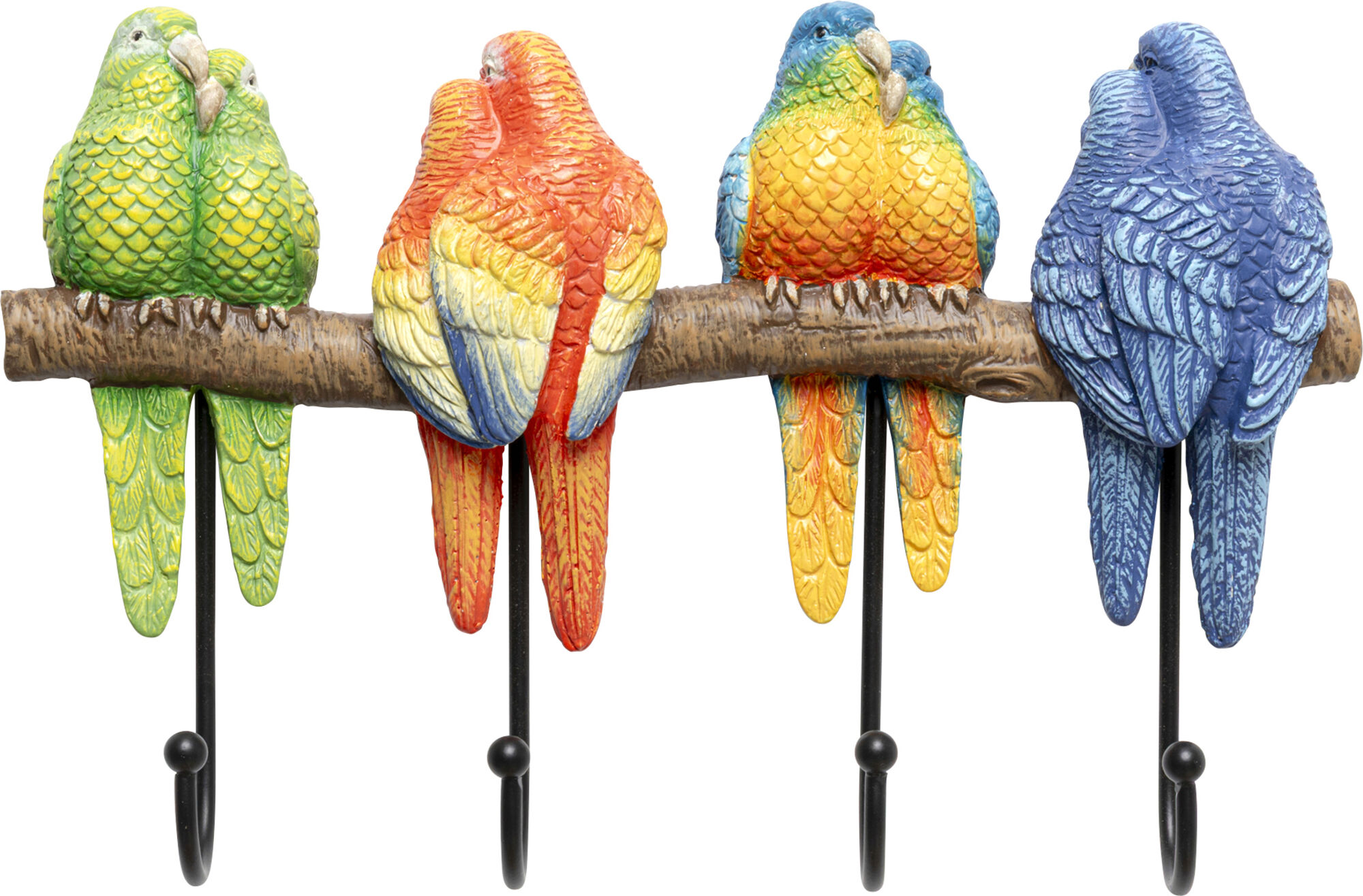 Perchero pared Loros Amor 31cm – Imagen-1.