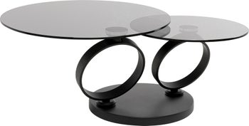 Klupski stolić Beverly Smoke Black 132x80cm – slika-1.