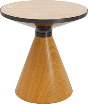 prekė: Kavos staliukas Cono Oak Travertin Ø50cm.