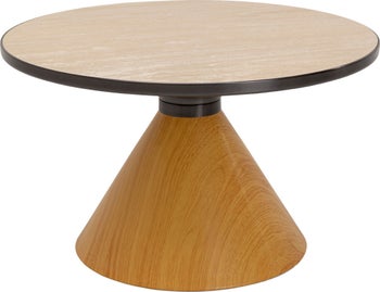 prekė: Kavos staliukas Cono Oak Travertin Ø70cm.