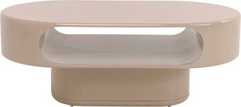 Soffbord Groove - Taupe, 160 x 100 cm – bild-1.