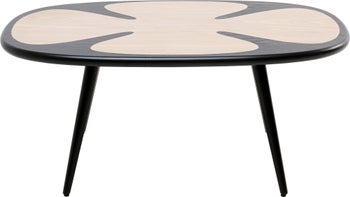 Soffbord Petal Nature - Svart, 90x60 cm – bild-1.