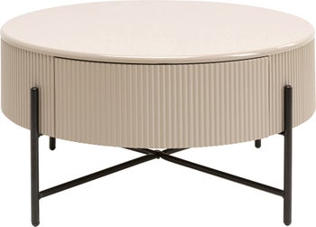 Stolik Kawowy Riffle Ø80cm – obraz-1