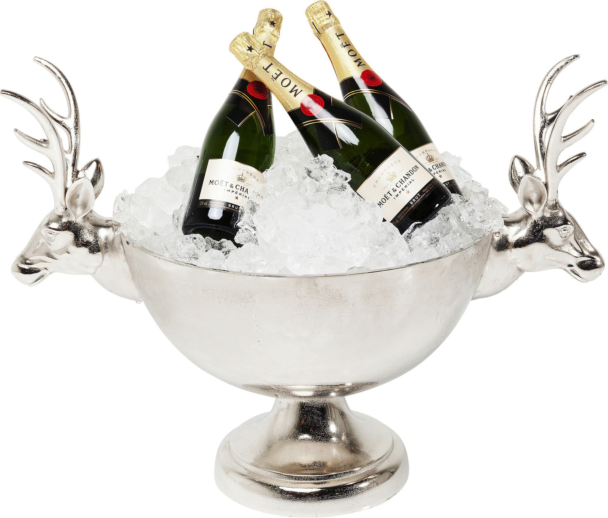 Cooler do butelek aluminiowy srebrny 69x54 cm – obraz-1