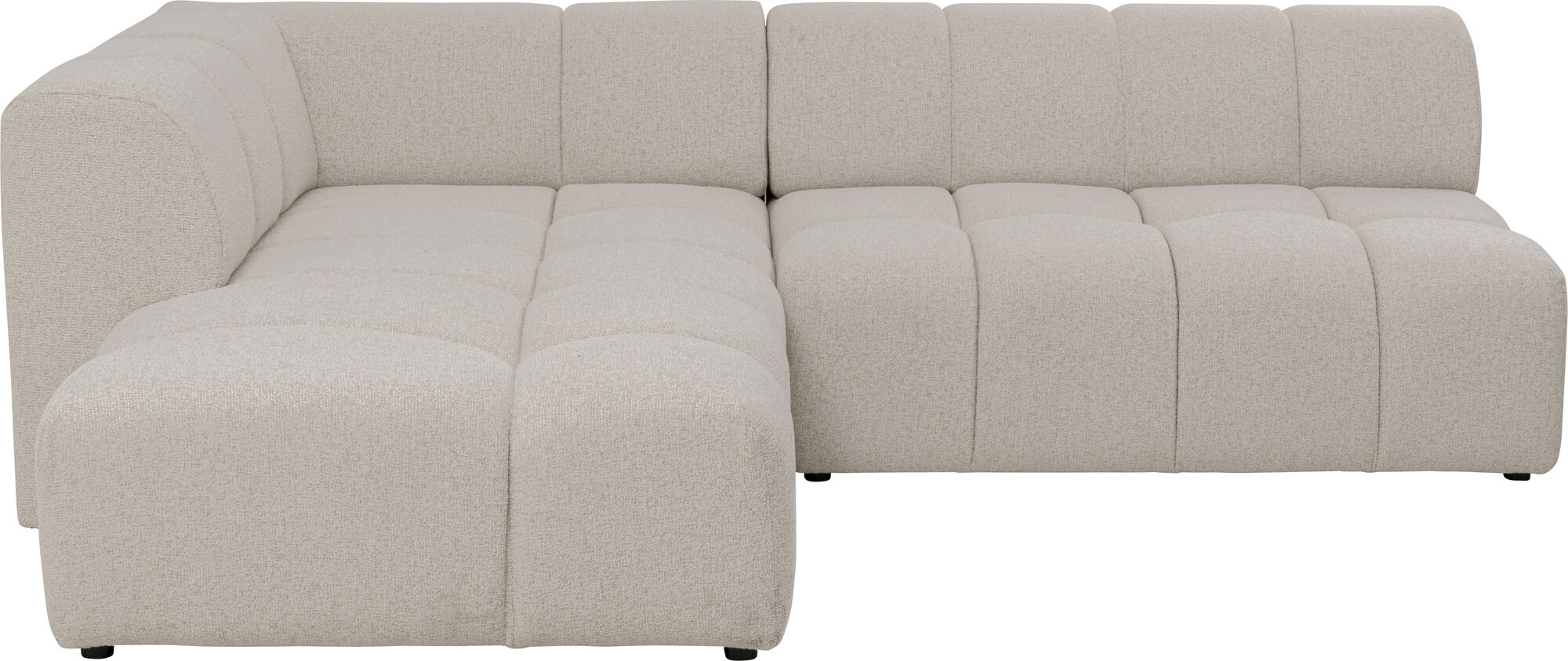 Sofá esquinero Belami crema izquierdo 265cm – Imagen-1.