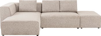Kampinė sofa Infinity Ottomane machiato Left – paveikslėlis-1.