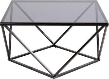 Soffbord Cristallo Graphite 80x80cm – bild-1.