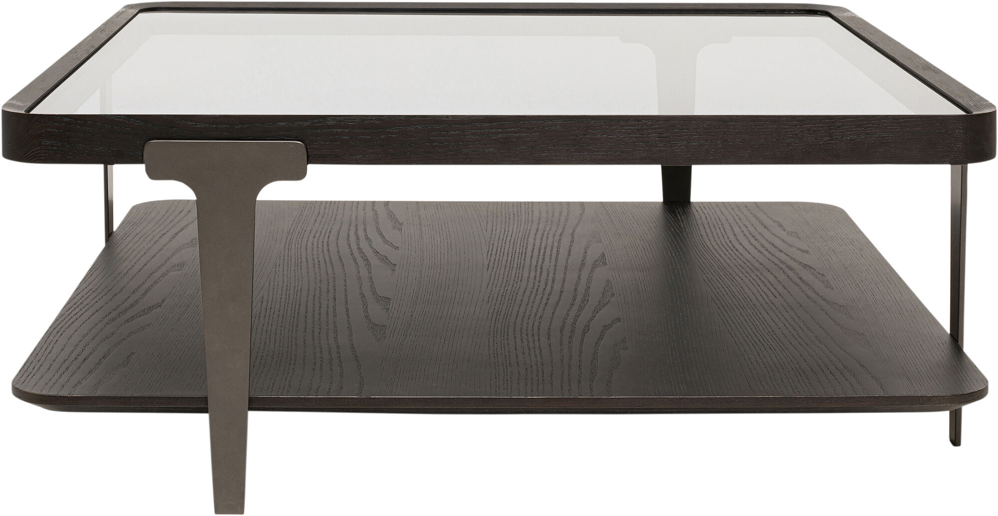 Masa de Cafea cu blat de sticla patrata 100x100 cm Divine  – imagine-1.