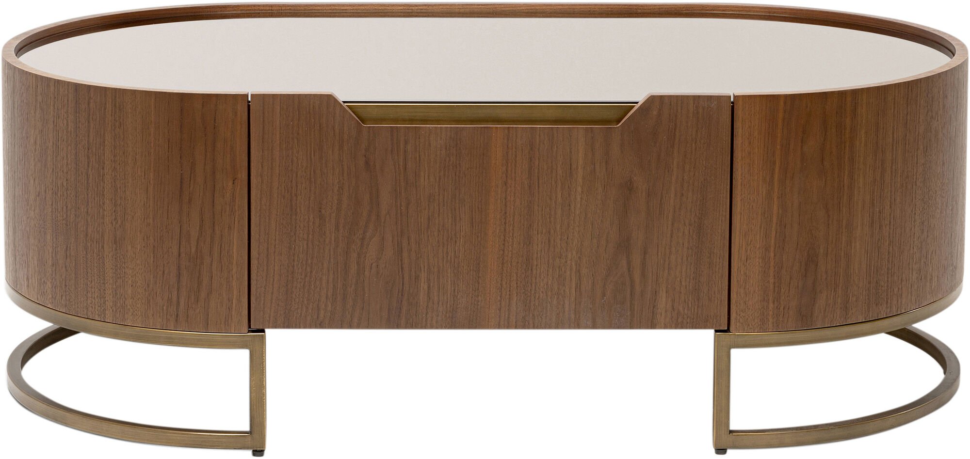 Masa de Cafea ovala 70x130 cm  maro Giorgio – imagine-1.