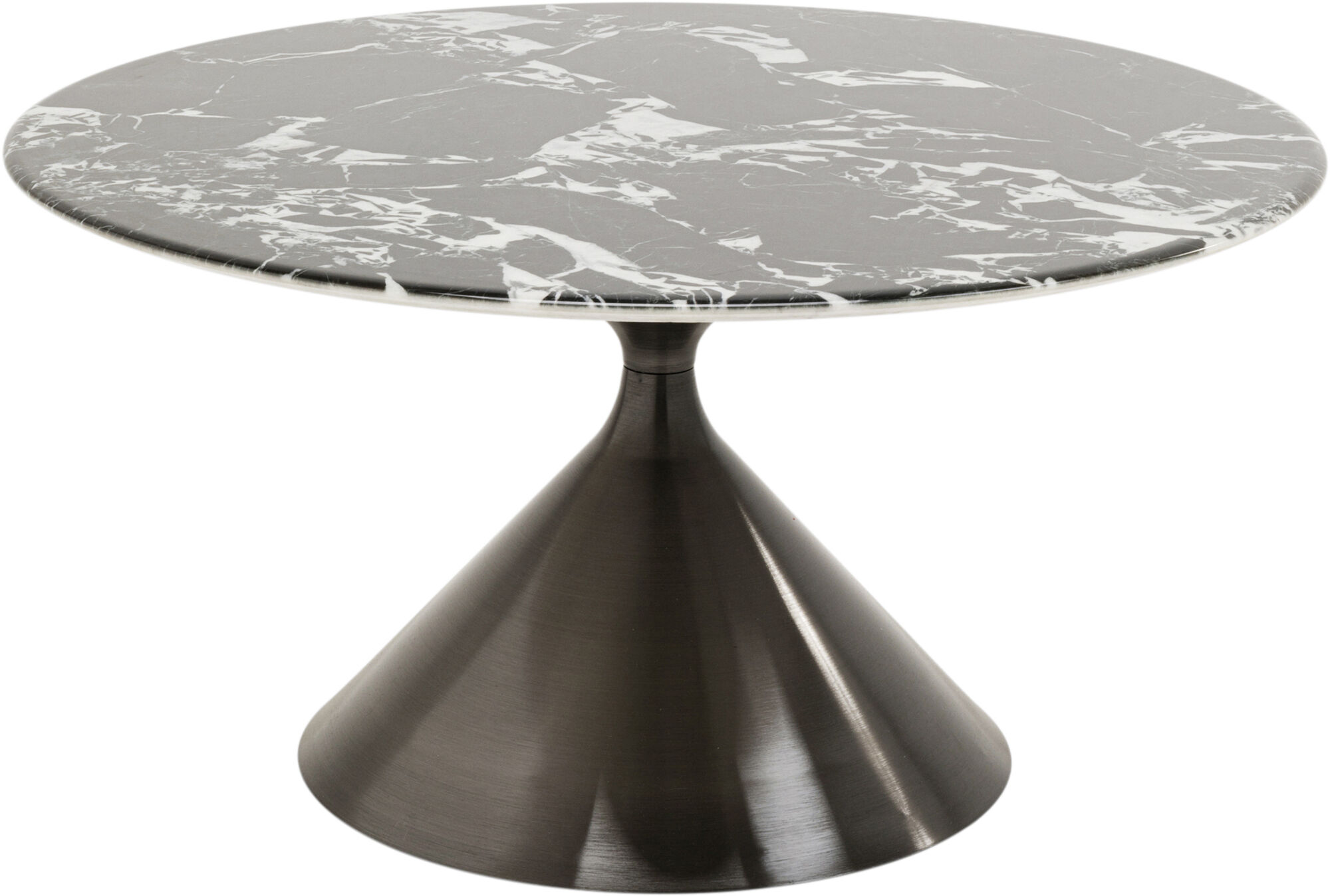 Graphite Mambo Dohányzóasztal Ø80cm – kép-1.