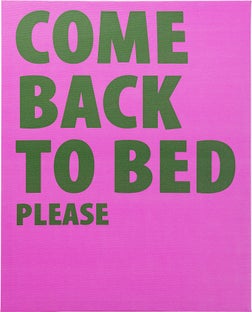 Cuadro enmarcado Come Back To Bed 40x50cm – Imagen-1.