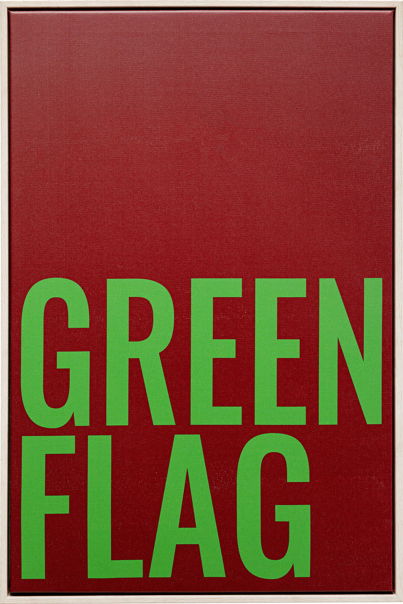 Cuadro enmarcado Green Flag 40x60cm – Imagen-1.