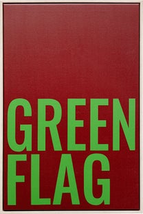 Cuadro enmarcado Green Flag 40x60cm – Imagen-1.