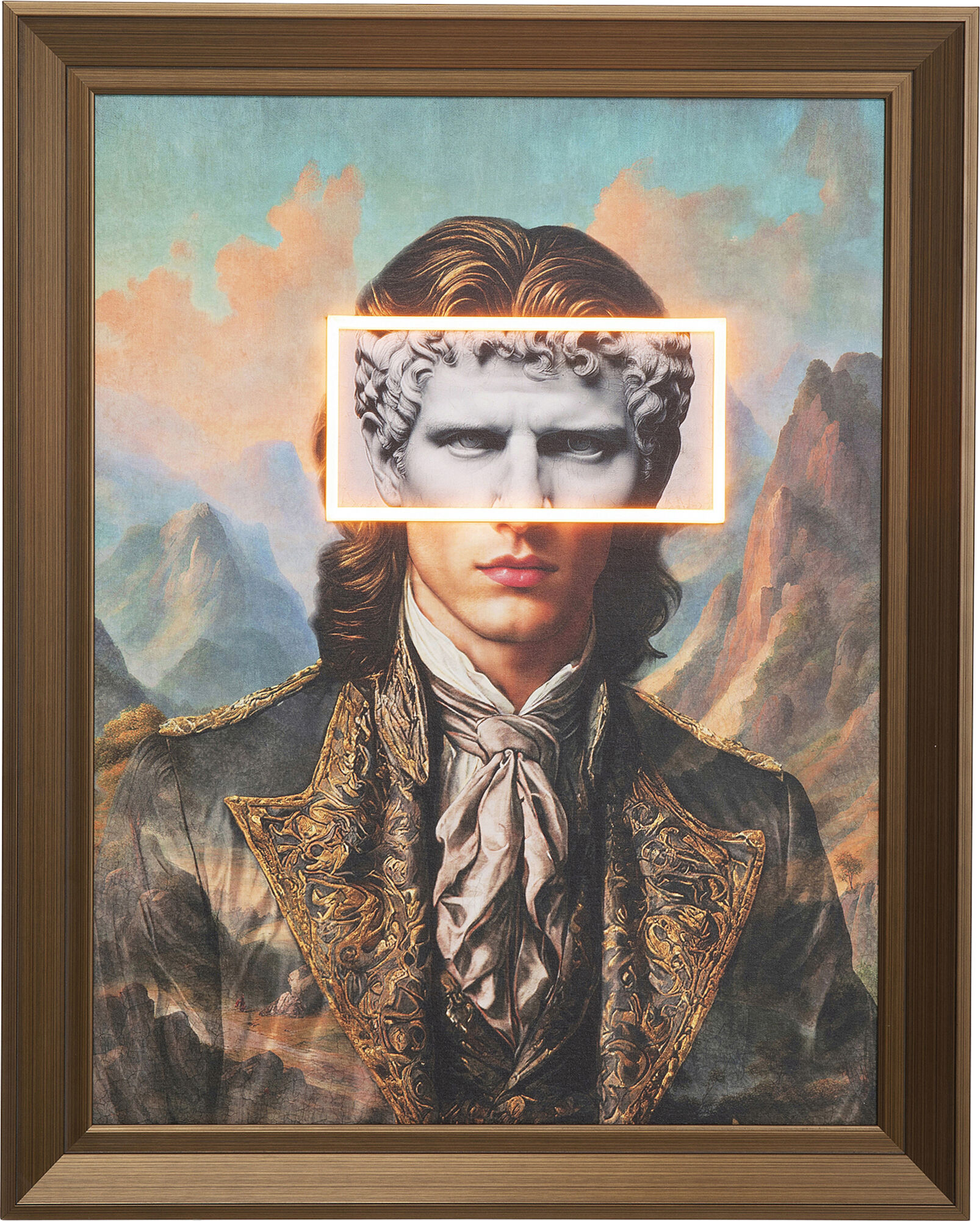 Cuadro enmarcado LED Art Gentleman  80x100cm – Imagen-1.