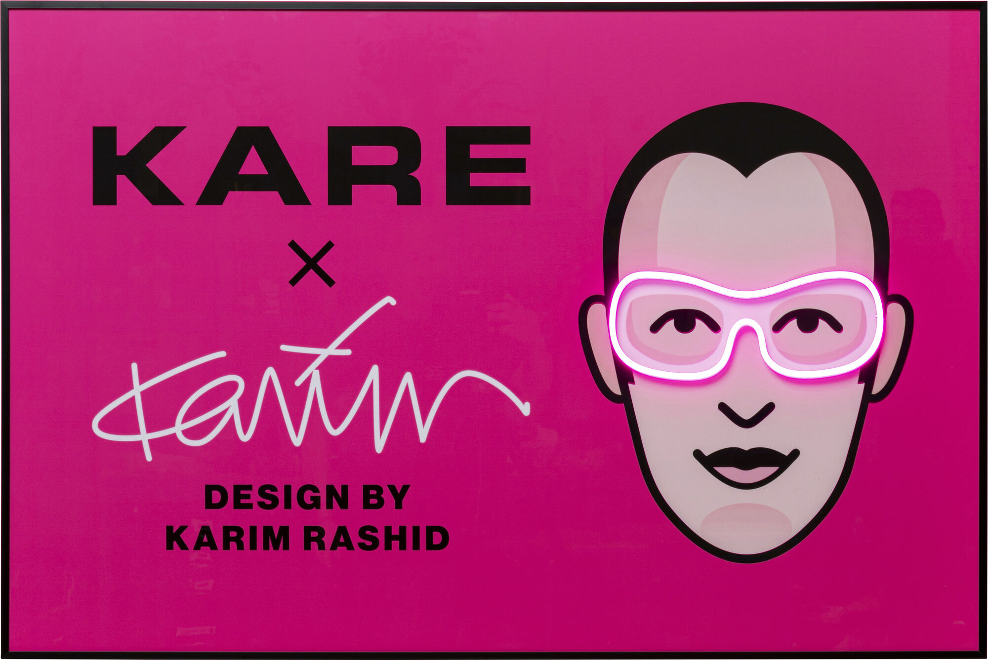 Cuadro Enmarcado LED KARE x Karim Rashid 120x80cm – Imagen-1.