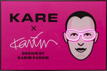Cuadro Enmarcado LED KARE x Karim Rashid 120x80cm – Imagen-1.