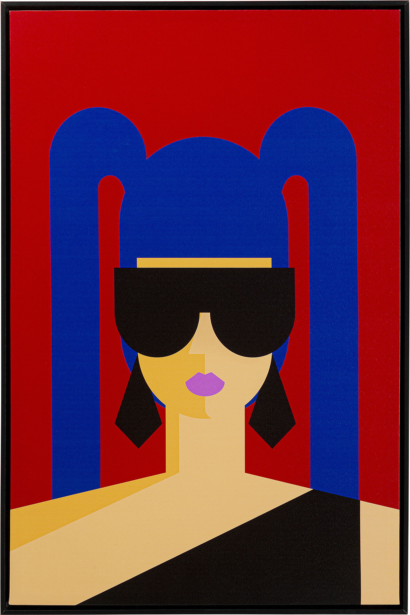 Cuadro enmarcado Party Girl 60x90cm – Imagen-1.