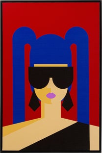 Cuadro enmarcado Party Girl 60x90cm – Imagen-1.