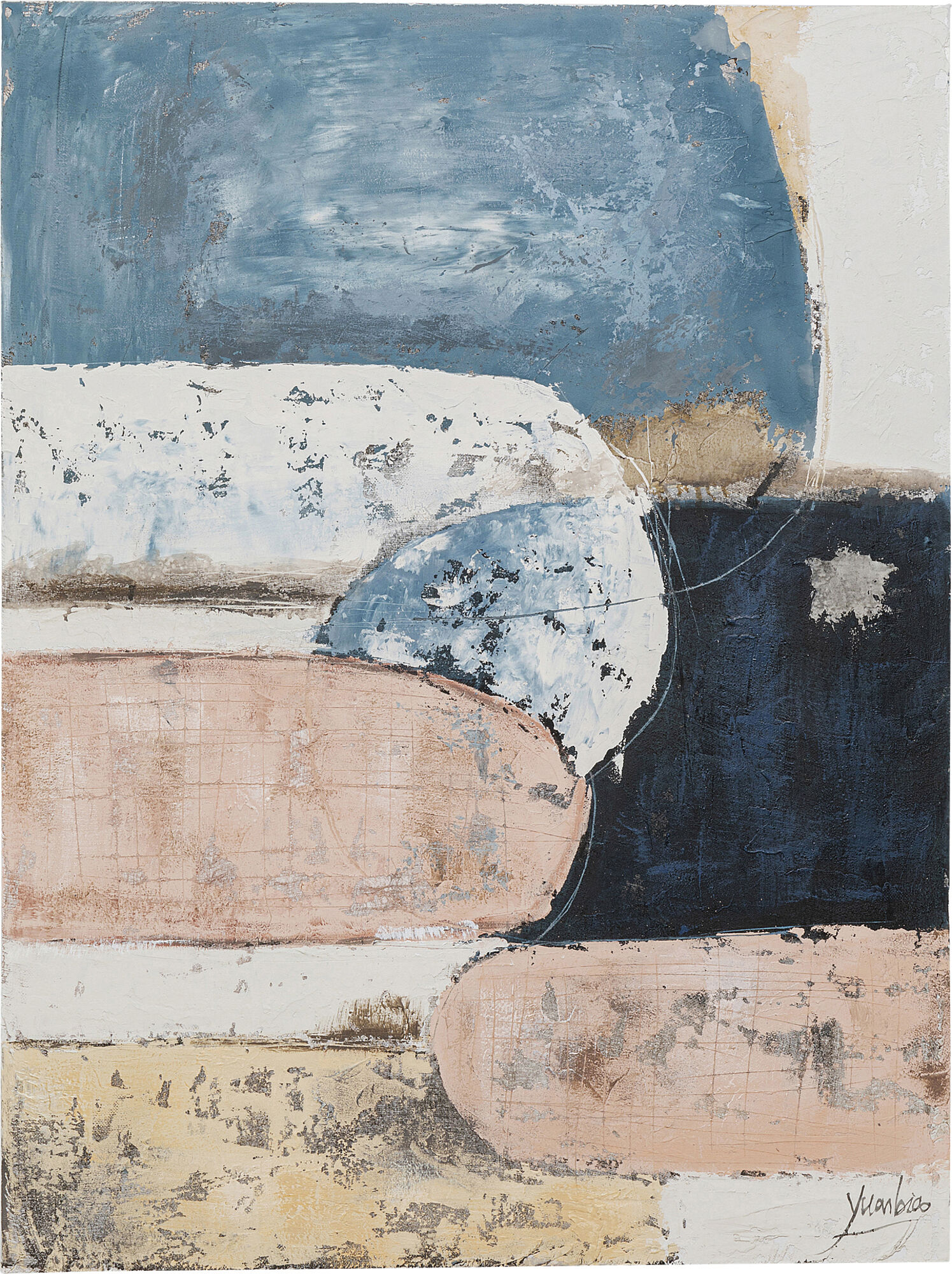 Cuadro lienzo Art Ovals 90x120cm – Imagen-1.