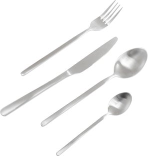 Cubiertos Gloria Matt plata (16 piezas) – Imagen-1.