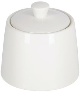 Cukierniczka porcelanowa biała 400 ml – obraz-1