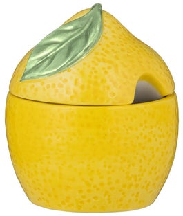 Cukiernica żółta ceramiczna – obraz-1