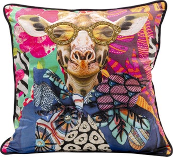 Poduszka dekoracyjna Fantasy Giraffe 45x45cm – obraz-1