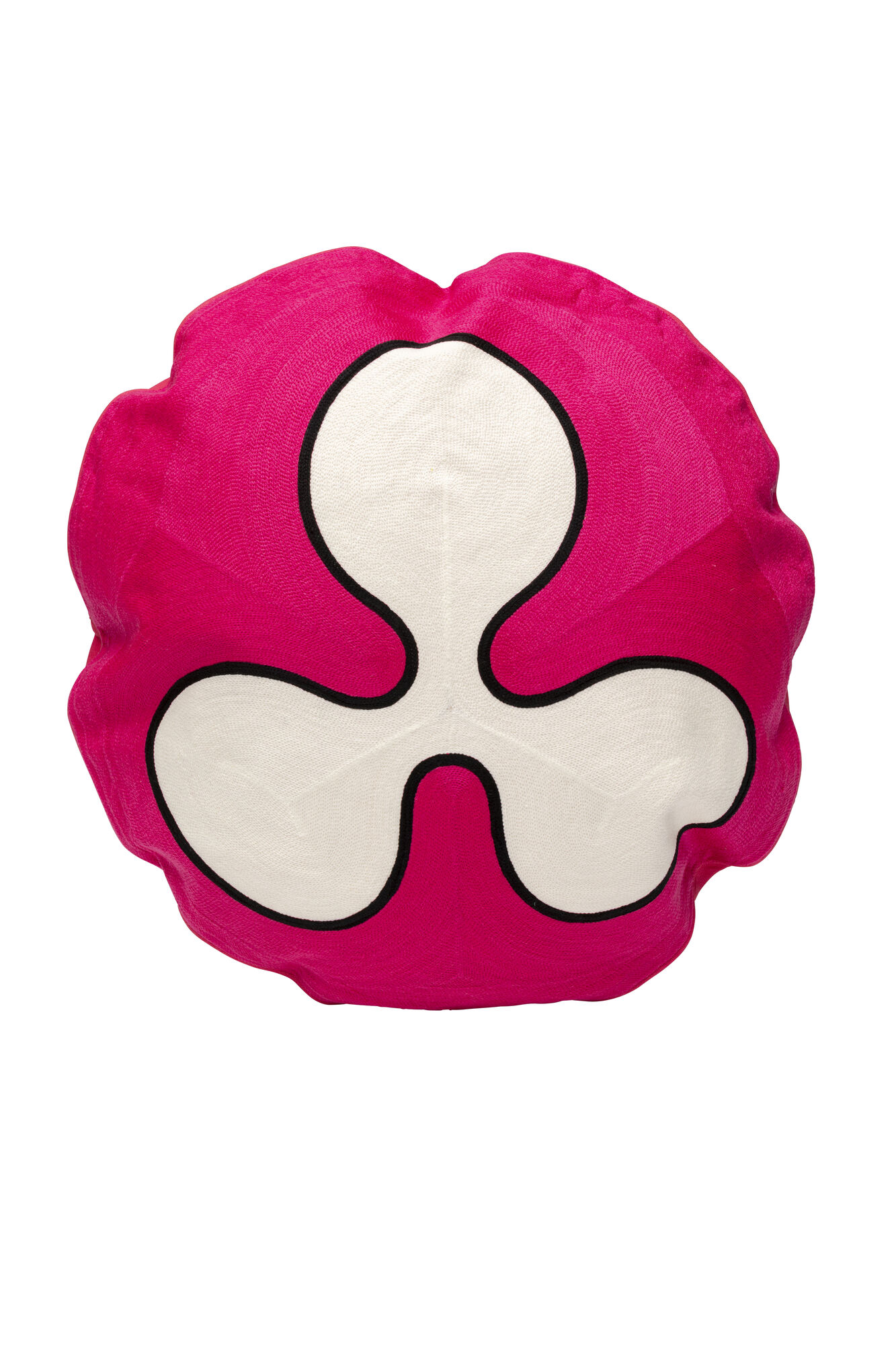 Poduszka dekoracyjna Icon Bloom różowa Ø50cm – obraz-1