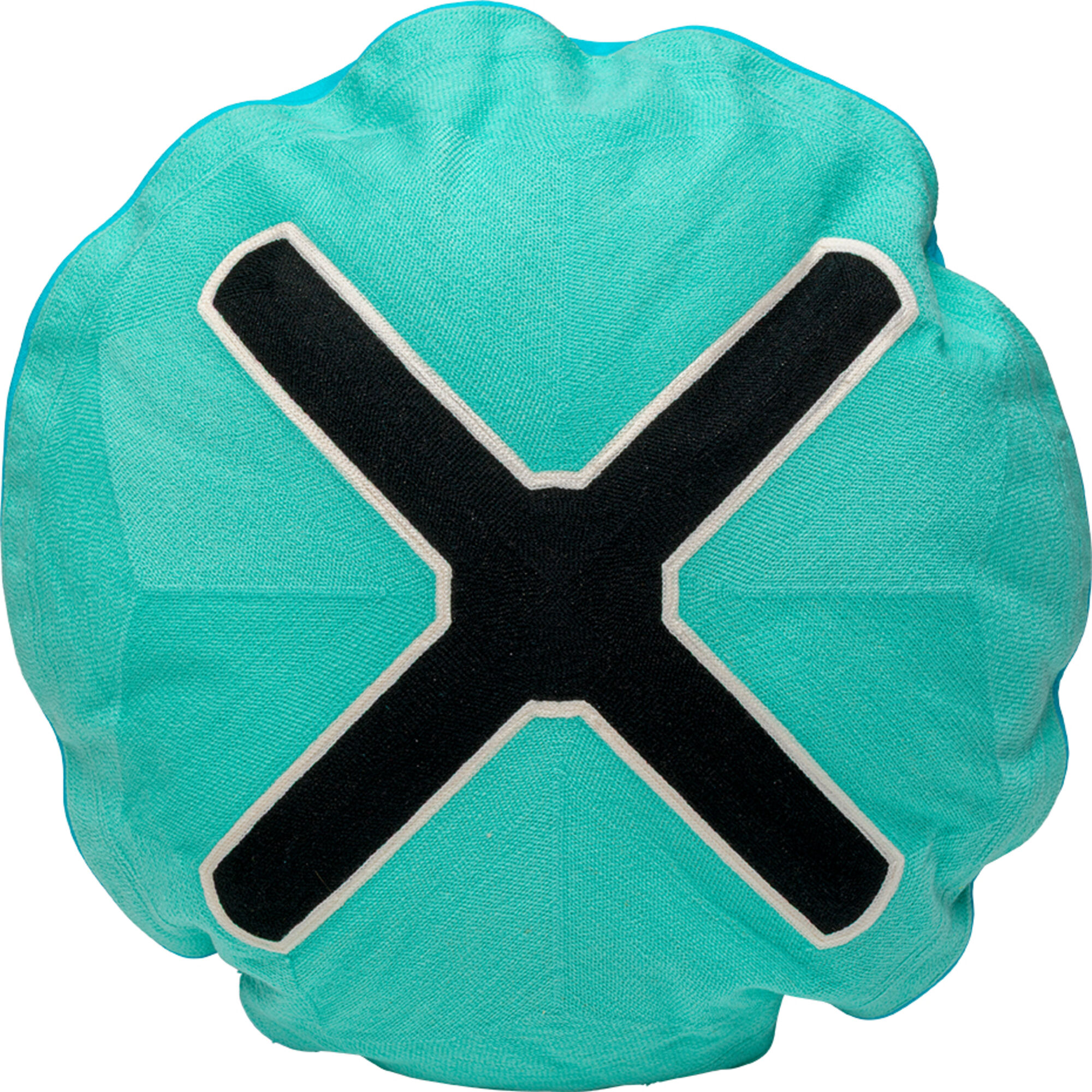 Jastuk Icon Cross Turquoise Ø50cm