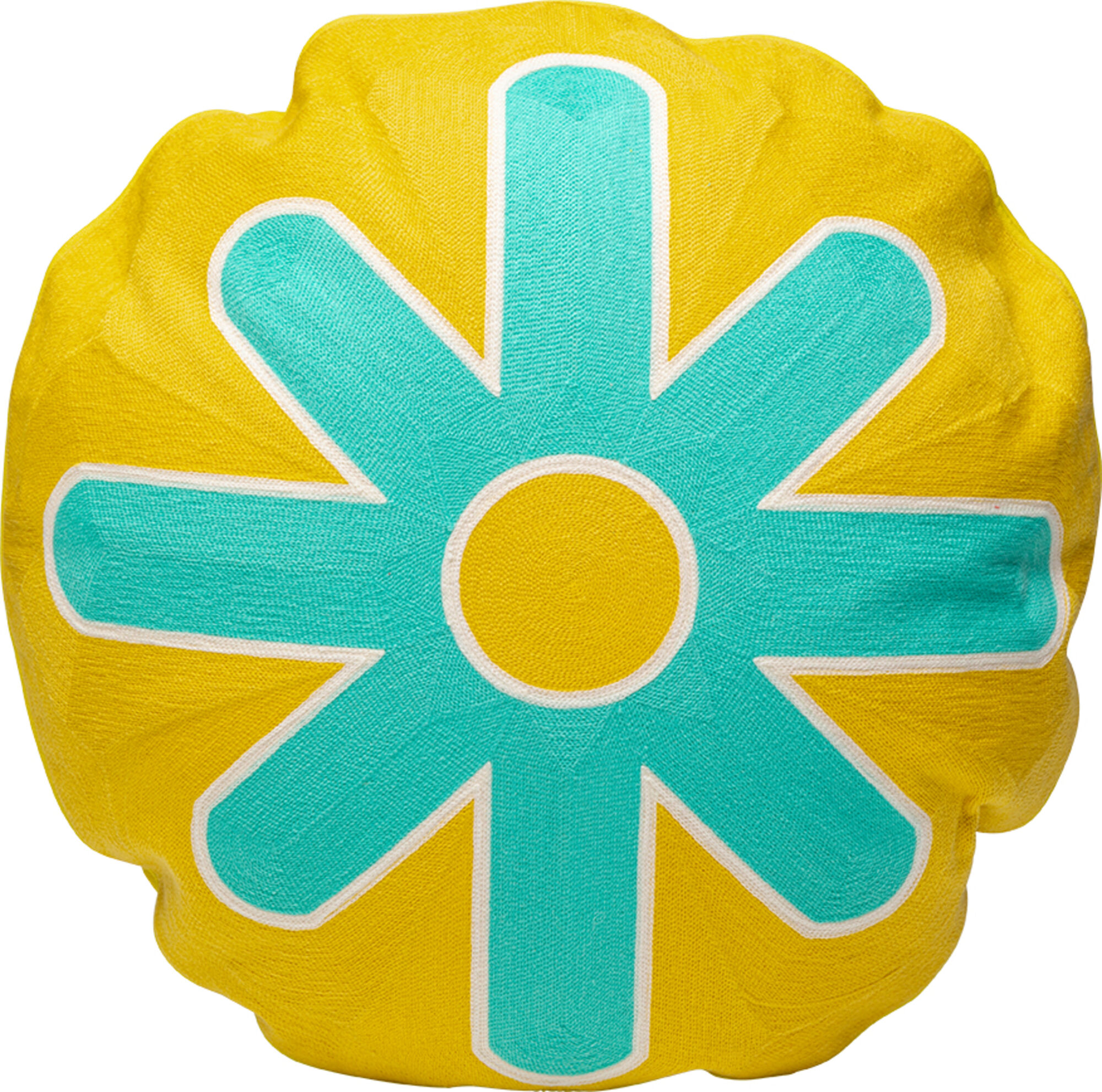Jastuk Icon Sun Turquoise Ø50cm