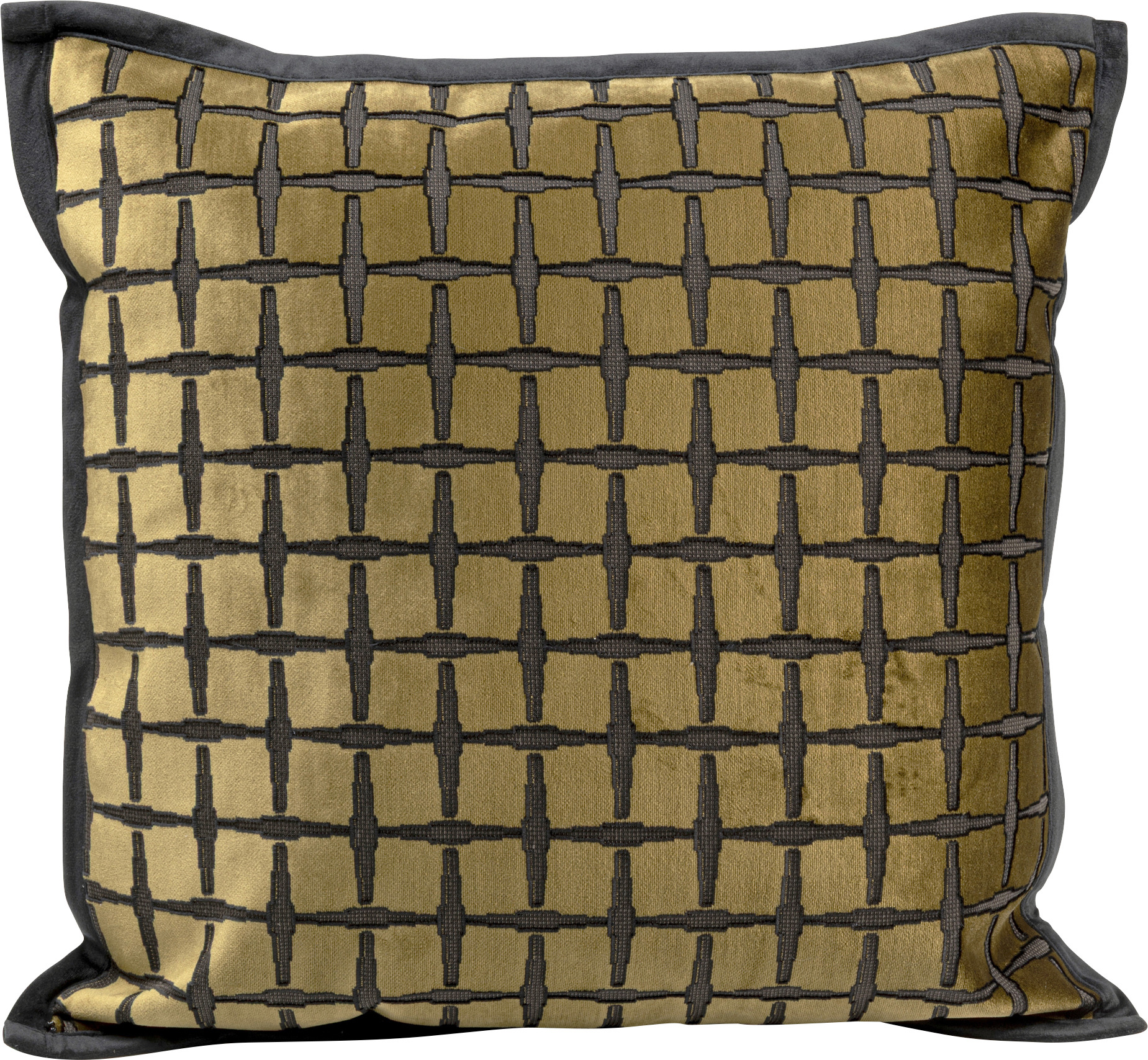 producto: Cojín Jaqui Cuadrado Verde 45x45cm.