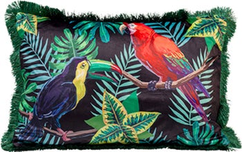 Poduszka dekoracyjna Jungle Birds 40x60cm – obraz-1
