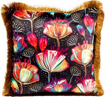 Prydnadskudde Jungle Flowers, 45 x 45 cm – bild-1.