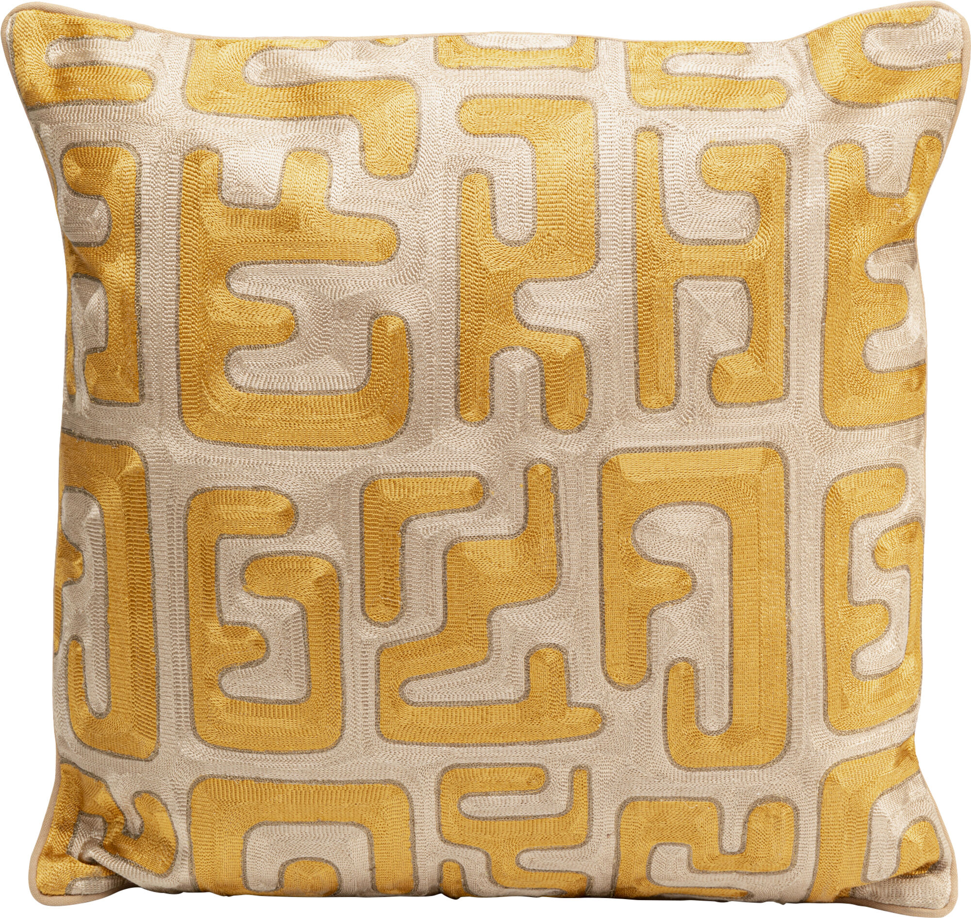 Pagalvėlė Meander Gold 50x50cm – paveikslėlis-1.