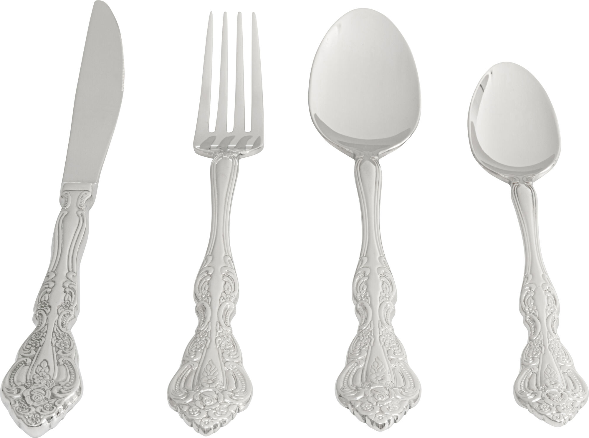 Cubiertos Attina Plateado (16/piezas) – Imagen-1.