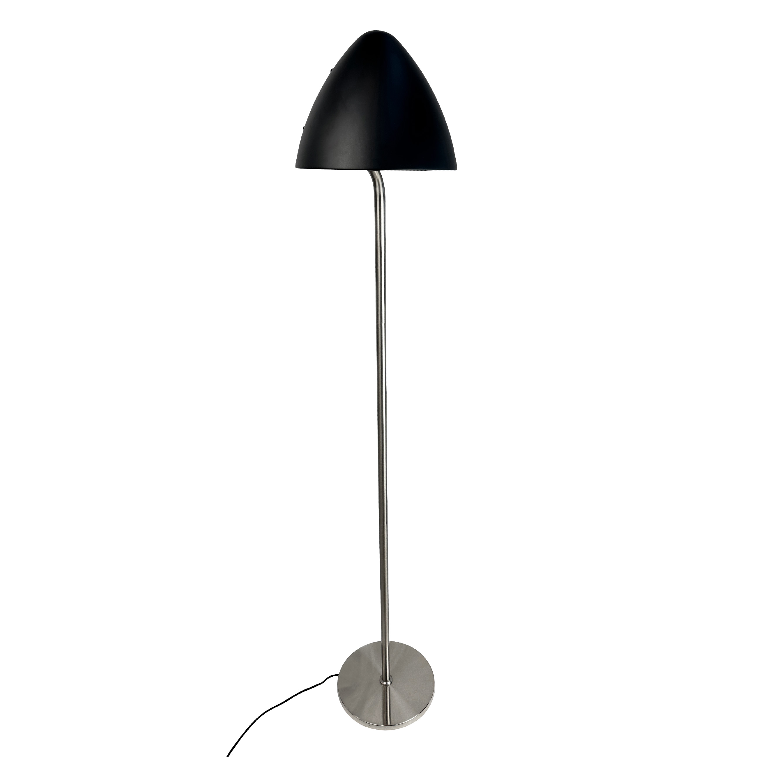 Czarna szczotkowana stal lampa podłogowa OULU nowoczesny design – grafika-1.