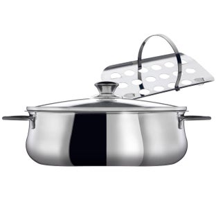 Дълбока тенджера с капак и решетка SUPERCHEF – изображение-1