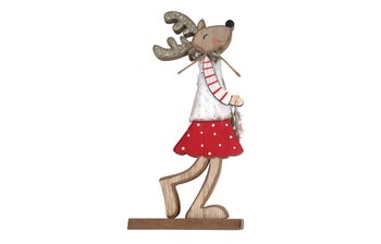 Дървена декорация елен надясно – изображение-1