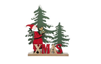 Дървена декорация XMAS – изображение-1