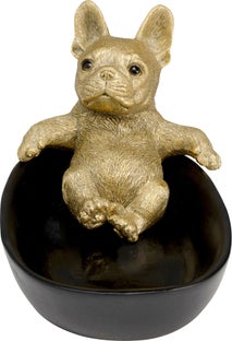 Miska dekoracyjna Bathing Bulldog 21cm – obraz-1