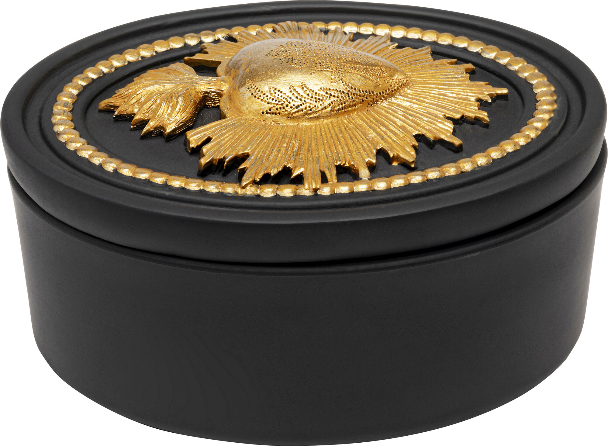 Cutie decorativa Flaming Heart 9 cm – imagine-1.